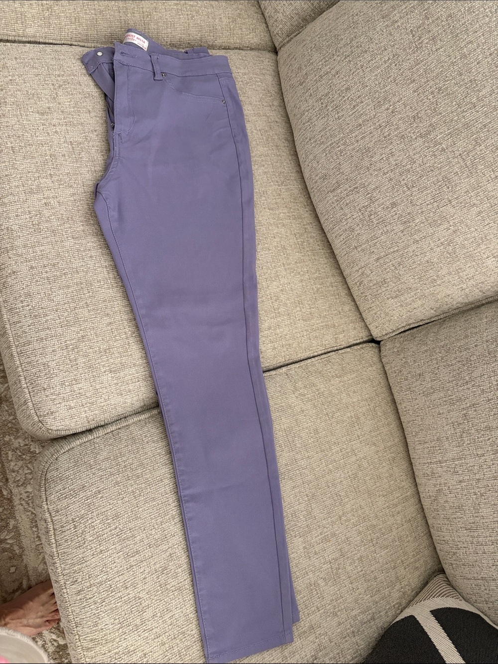 Women’s Lavender Slim Stretch Blouse Top